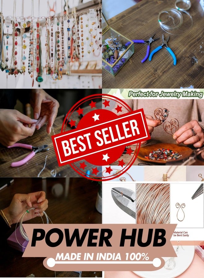 POWER HUB 10 Meter - 19 Gauge (1.02mm) Bare Copper Wire - 99.9% Pure - Dead Soft - Shiny - without Enameled - DIY Craft Jewellery - Image 5
